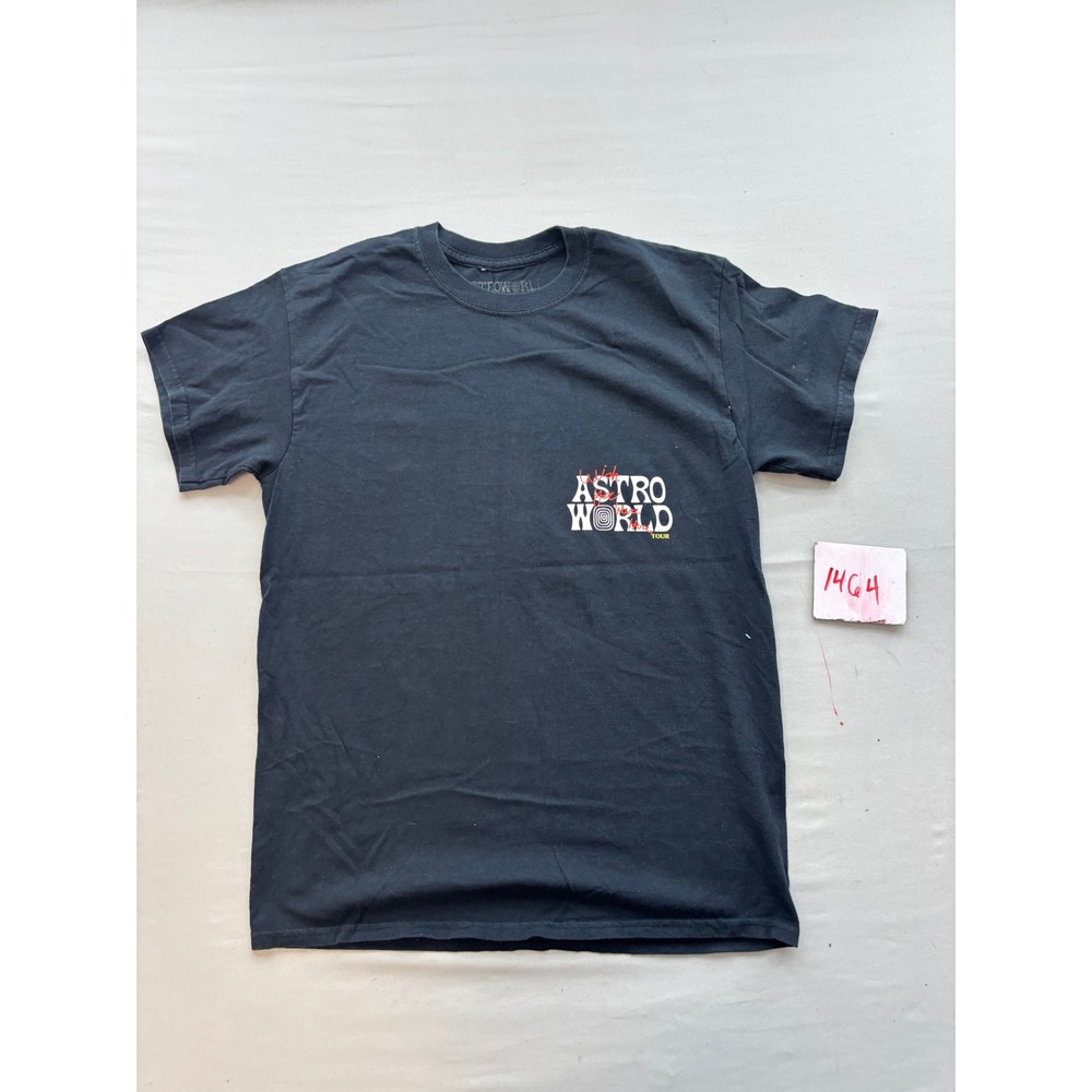 Travis Scott Astroworld Wish You Were Here Tour T-Shirt Black Small 2018 2019